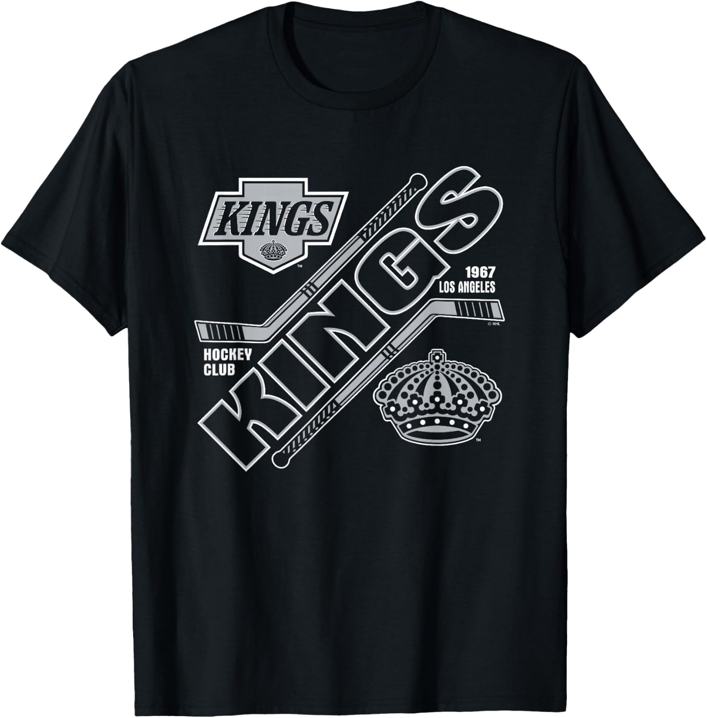 Los Angeles Kings Force Black Officially Licensed T-Shirt - T-Shirt | Black