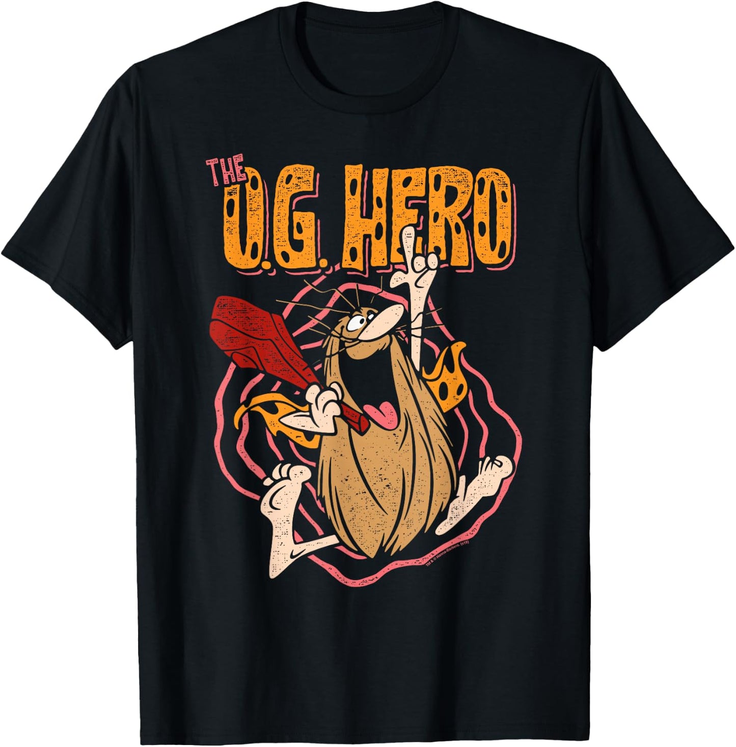 Captain Caveman OG Hero T-Shirt - T-Shirt | Black