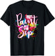 Paint and Sip Party Art Night Wine Canvas Novelty Apparel T-Shirt - T-Shirt | Black