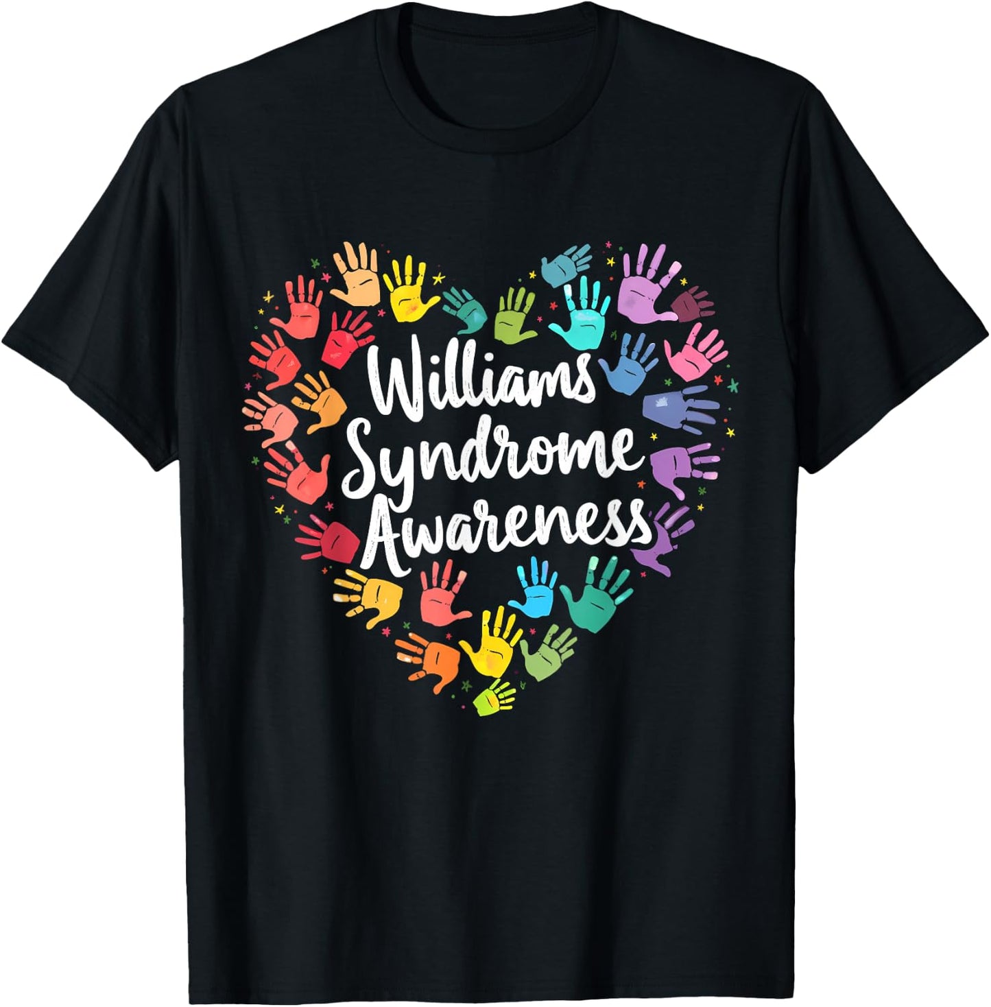 Williams Syndrome Warrior Awareness T-Shirt - T-Shirt | Black