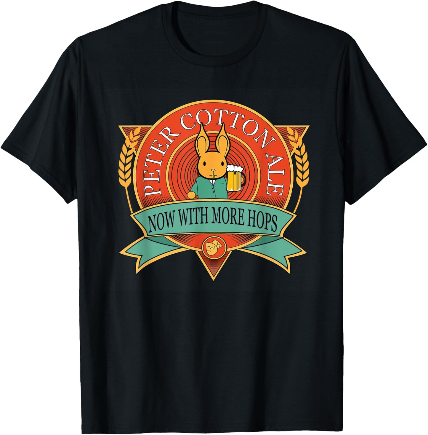 Funny Bartender Peter cotton ale now with more hops T-Shirt - T-Shirt | Black