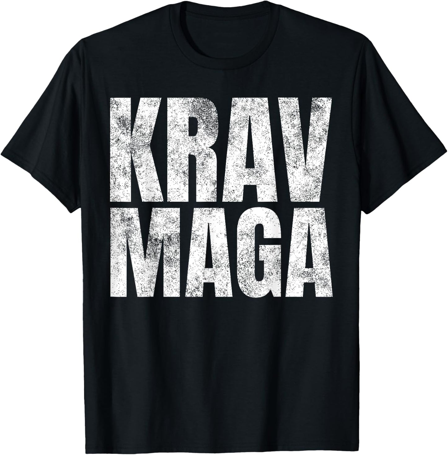 Distressed Krav Maga Israeli Gifts IDF Self-Defense Training T-Shirt - T-Shirt | Black