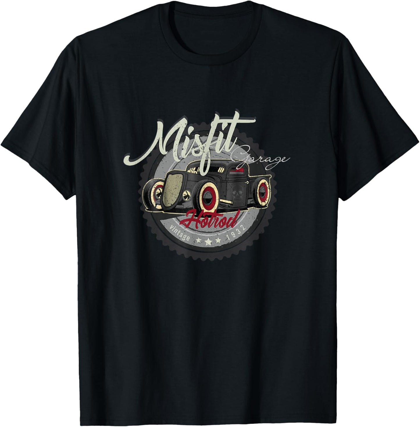 Misfit Garage Hot rod 1932 vintage T-Shirt - T-Shirt | Black