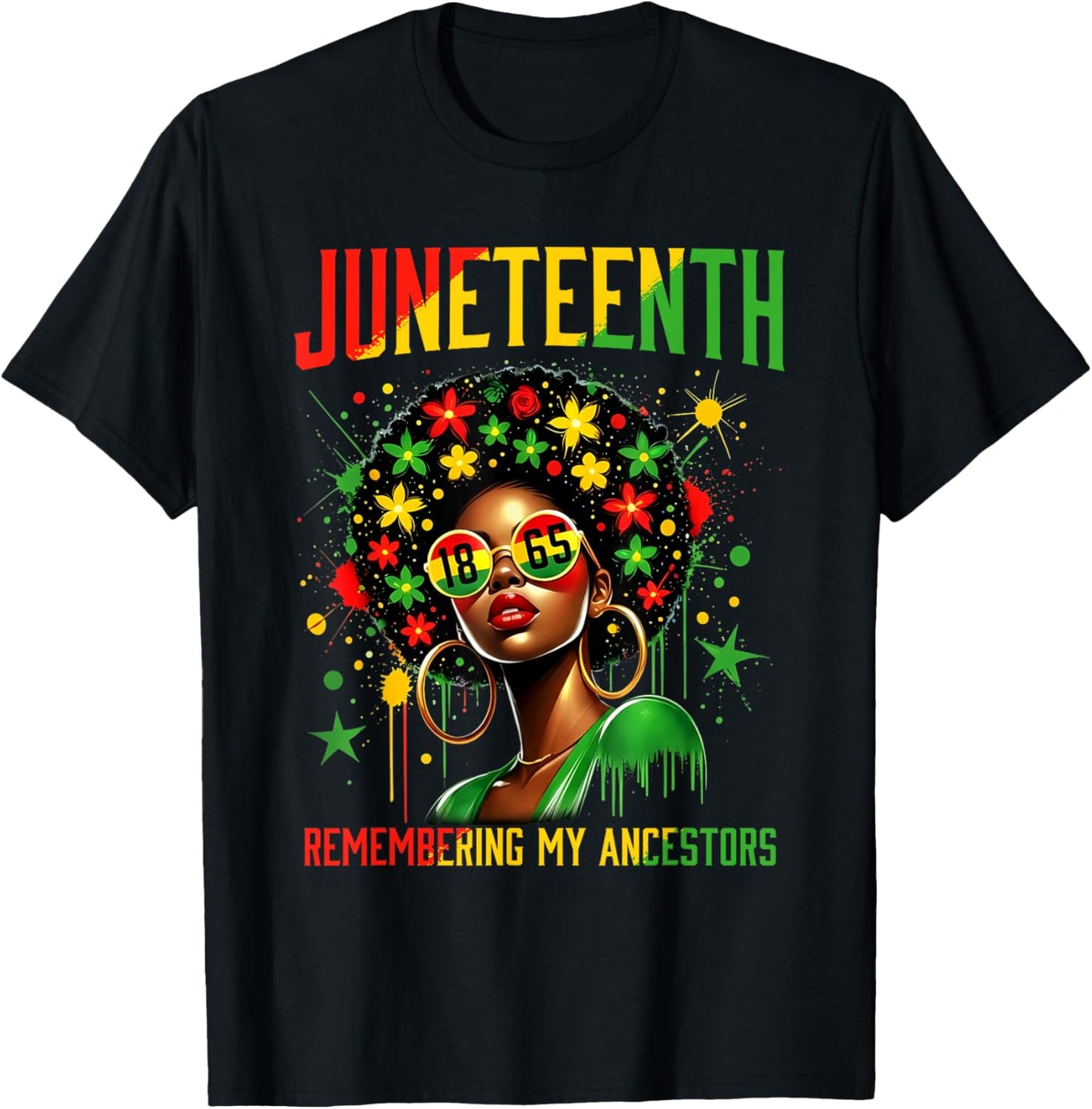 Remembering My Ancestors Juneteenth Black African Women T-Shirt - T-Shirt | Black