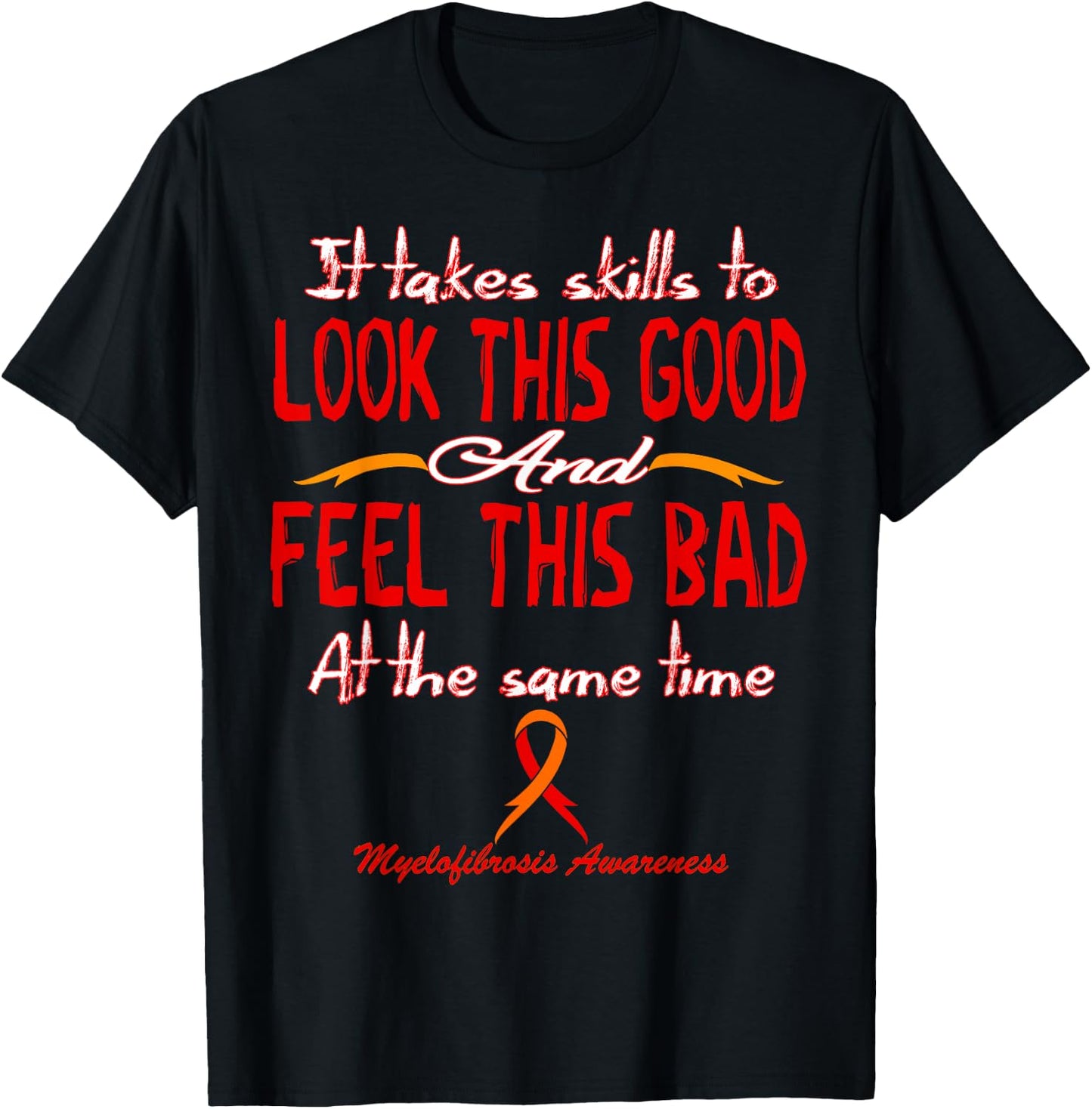 Myelofibrosis Awareness T-Shirt - T-Shirt | Black