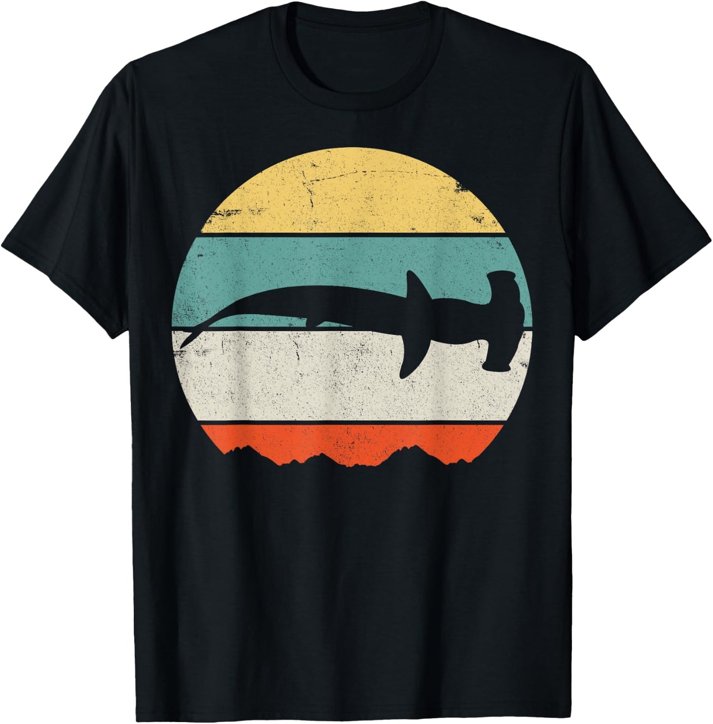 Hammerhead Shark T-Shirt - T-Shirt | Black