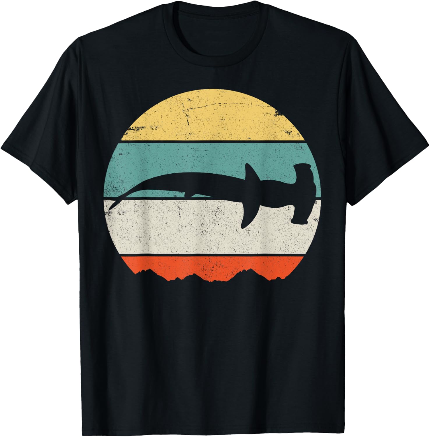 Hammerhead Shark T-Shirt - T-Shirt | Black