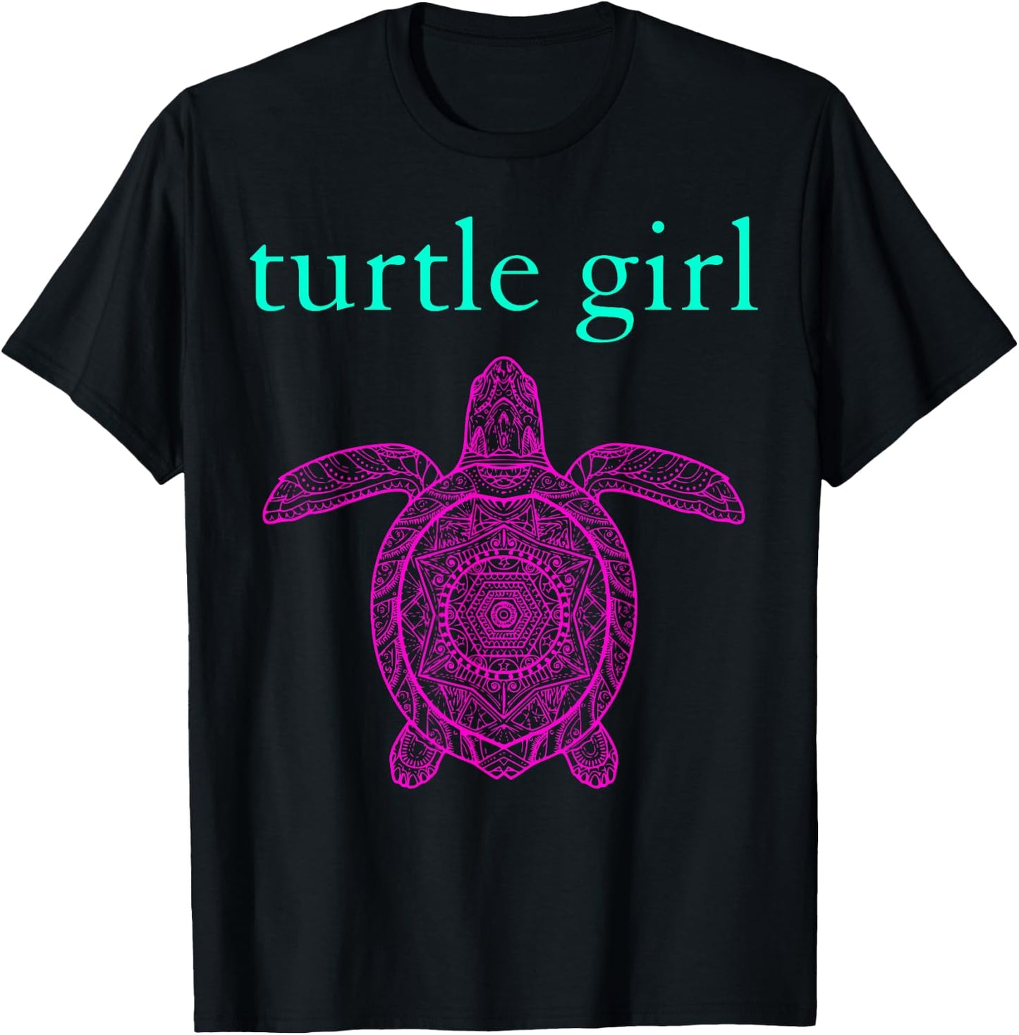 Sea Turtle Girl Attitude Southern Ocean Simply Beach Lover T-Shirt - T-Shirt | Black