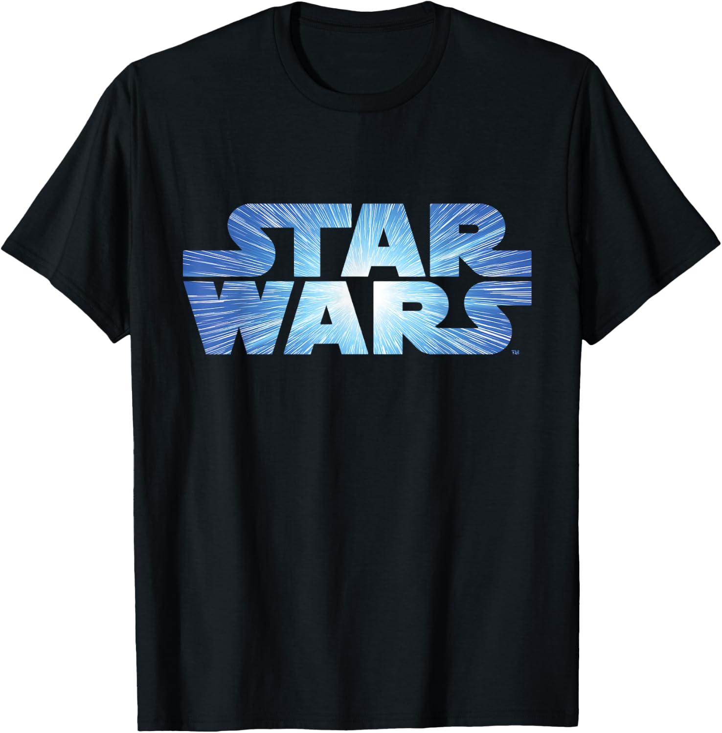Star Wars Logo Jump to Lightspeed T-Shirt - T-Shirt | Black