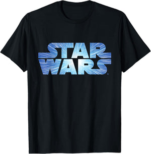 Star Wars Logo Jump to Lightspeed T-Shirt - T-Shirt | Black