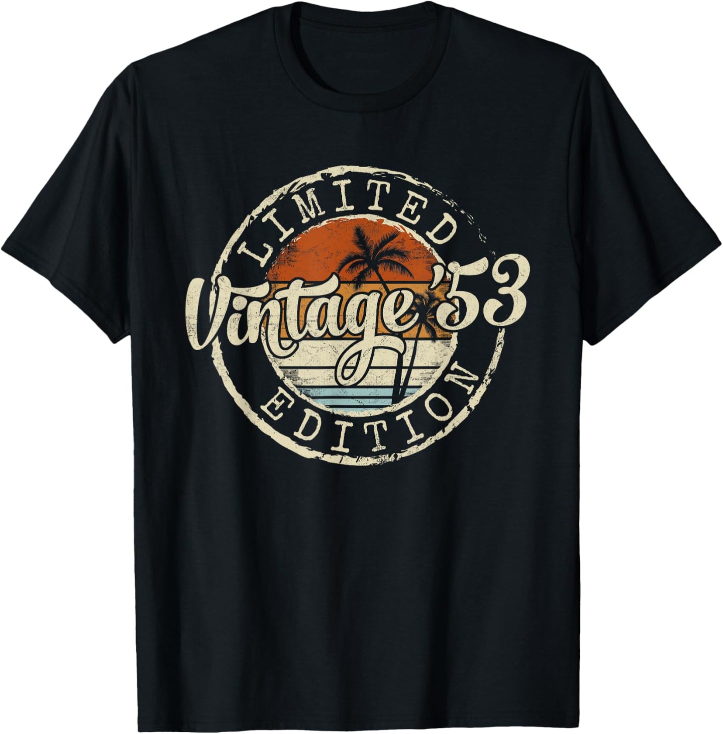 Vintage 1953 72nd Birthday Gifts Women 72 Year Old T-Shirt - T-Shirt | Black