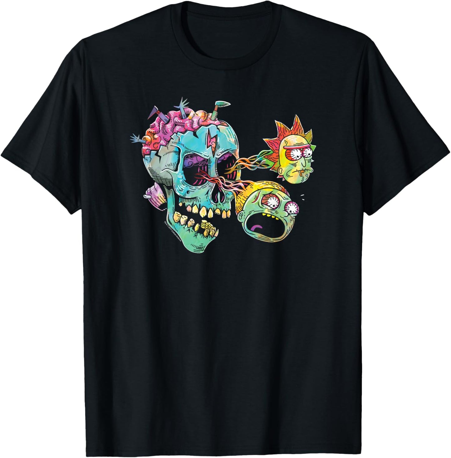 Rick and Morty Rick and Morty as Eyeballs T-Shirt - T-Shirt | Black