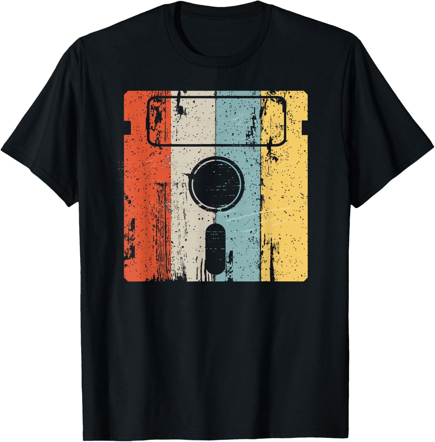 Retro gamers fans of classic vintage computer design T-Shirt - T-Shirt | Black