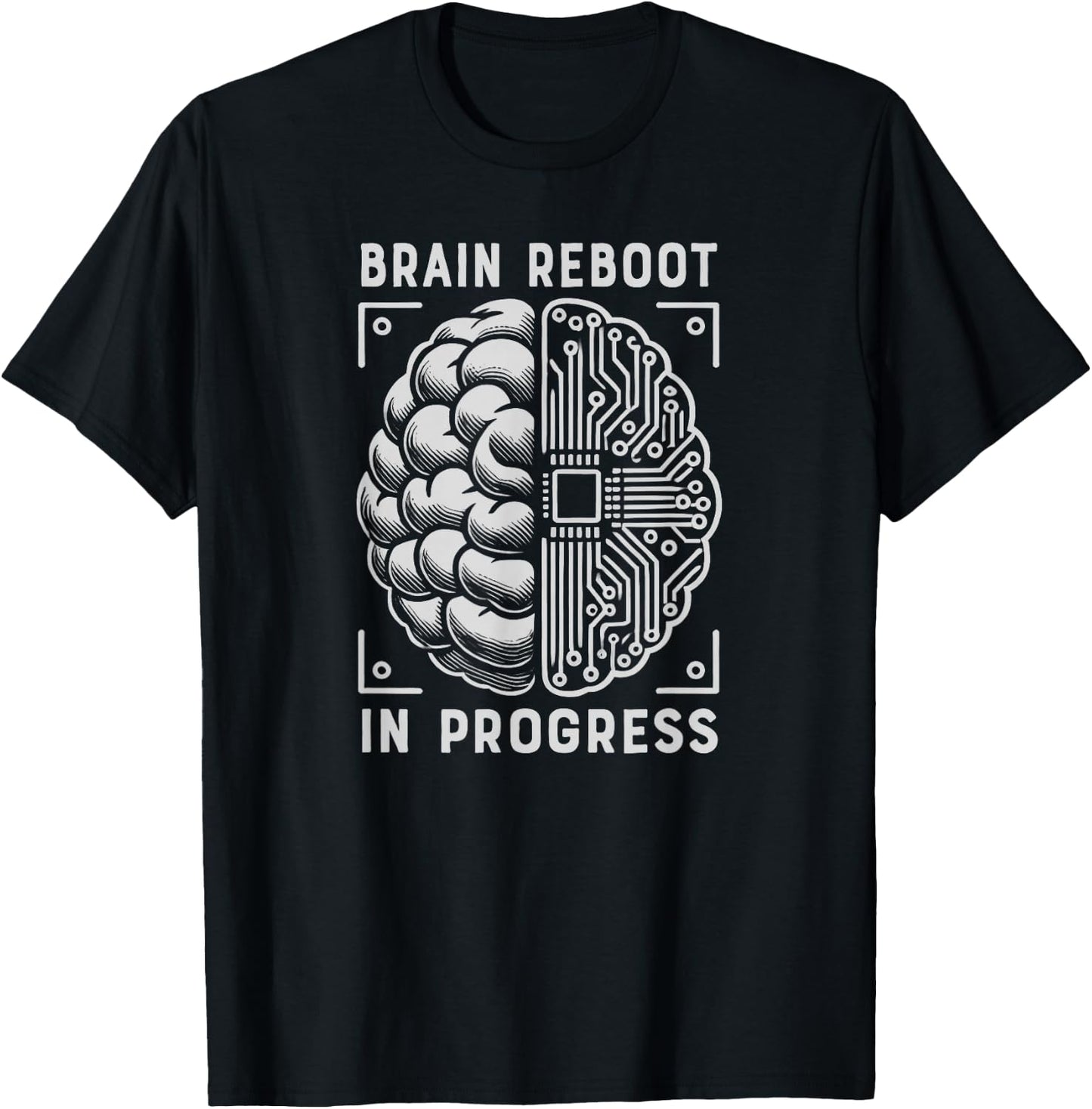 Brain Reboot in Progress - Stroke Survivor Brain Surgery T-Shirt - T-Shirt | Black