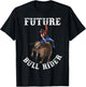 Rodeo Future Bull Rider Bull Riding Mechanical Boys Kids Small T-Shirt - T-Shirt | Black