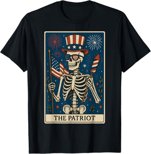The Patriot Tarot Card T-Shirt - T-Shirt | Black