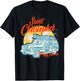 Saint Christopher Surfer Dude Surfing Men Beach Catholic T-Shirt - T-Shirt | Black