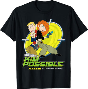 Kim Possible - Live Action Pose T-Shirt - T-Shirt | Black