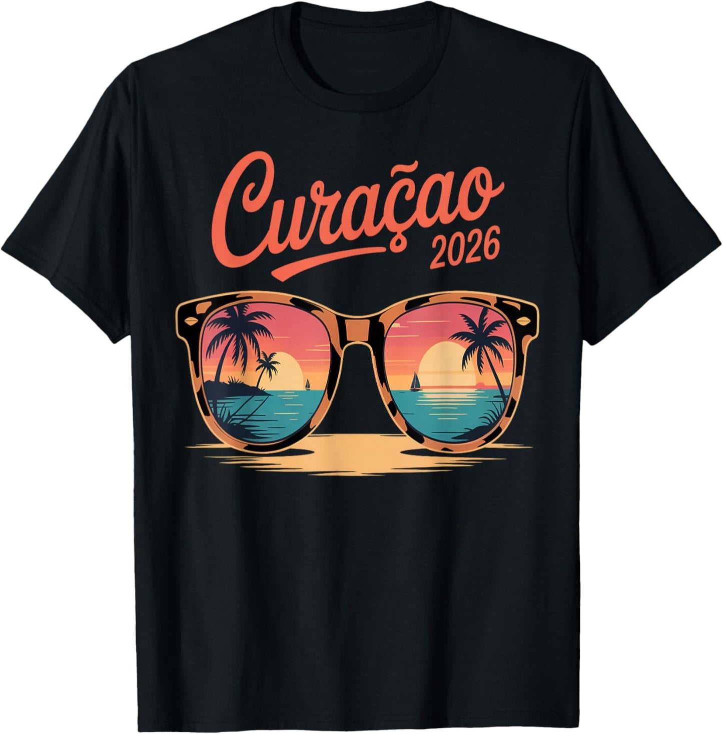 Family Cruise Curaçao Vacation Friends Matching Crew 2026 T-Shirt - T-Shirt | Black
