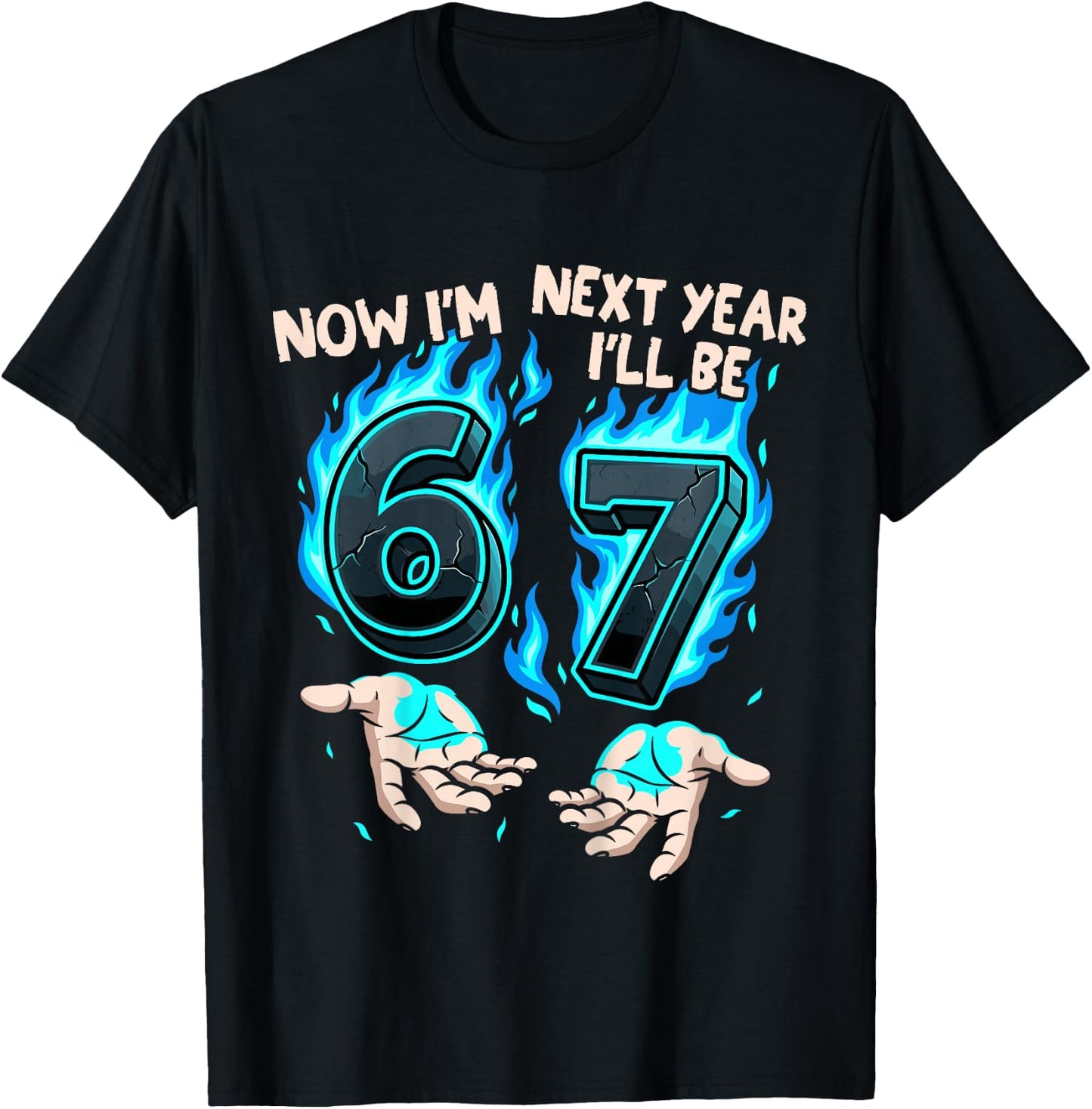 6 Year Old Birthday Boys Kids Now I'm 6 Next Year I'll be 7 T-Shirt - T-Shirt | Black