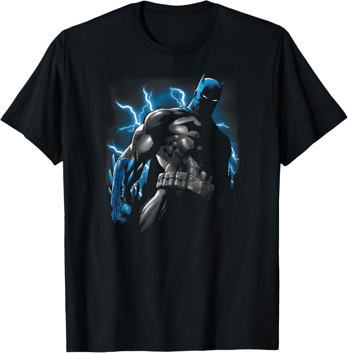 Batman Gotham Lightning T-Shirt - T-Shirt | Black