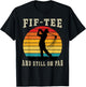 Golf 50th Birthday Fifty Still On Par Funny 50 Years Golfer T-Shirt - T-Shirt | Black
