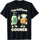 CERTIFIED GOONER Funny Dank Meme 2025 Italian Brainrot Meme T-Shirt - T-Shirt | Black