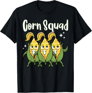 Corn Squad Funny Family Matching Halloween Costume T-Shirt - T-Shirt | Black