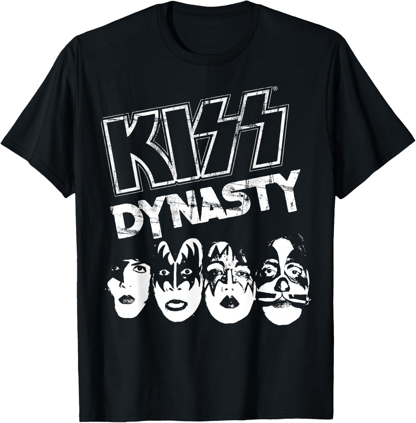 KISS Dynasty - Men's Black Classic Fit Short Sleeve - Size S T-Shirt - T-Shirt | Black