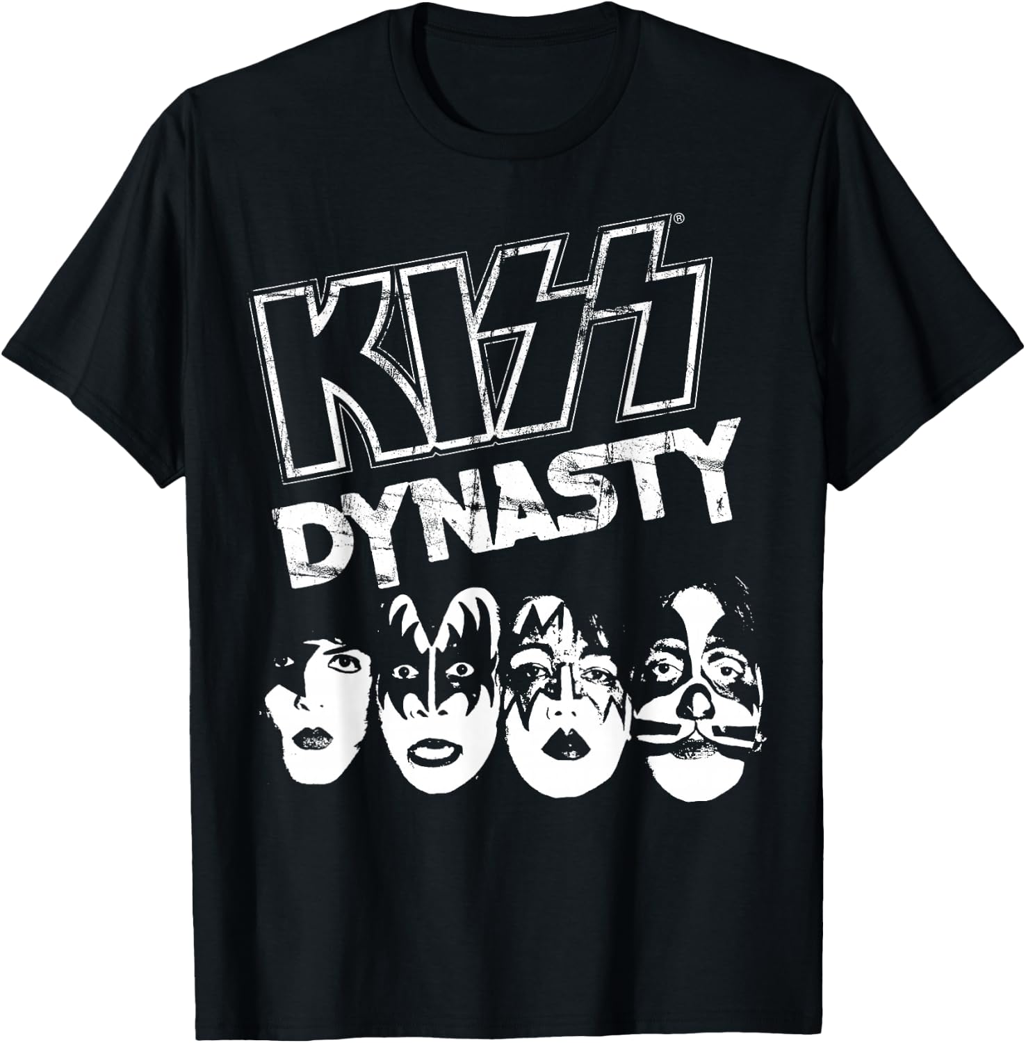 KISS Dynasty - Men's Black Classic Fit Short Sleeve - Size S T-Shirt - T-Shirt | Black