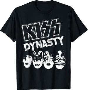 KISS Dynasty - Men's Black Classic Fit Short Sleeve - Size S T-Shirt - T-Shirt | Black