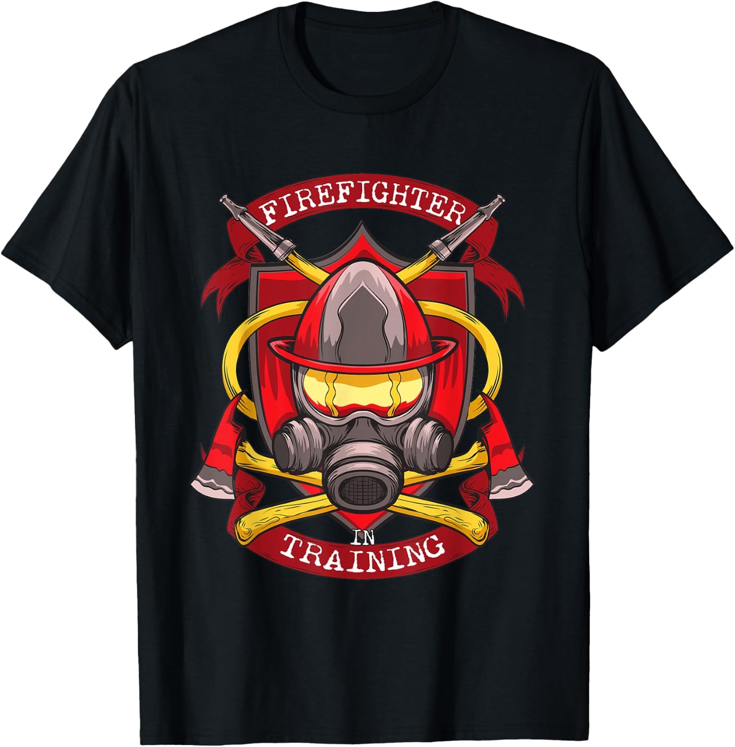 Fire Academy Gifts Men Women Kids Training to be Firefighter T-Shirt - T-Shirt | Black