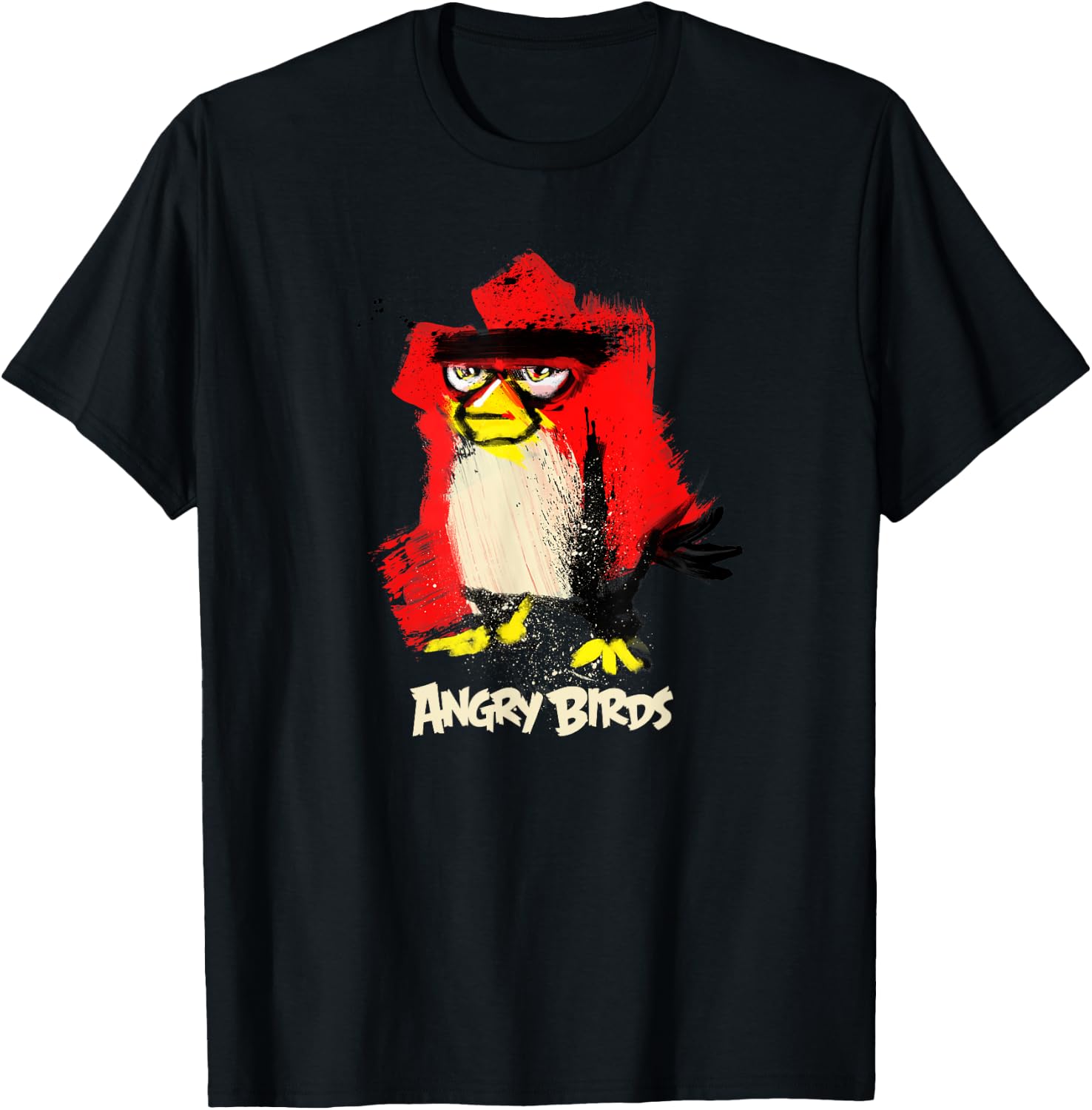 Angry Birds Red Gloom Official Merchandise T-Shirt - T-Shirt | Black