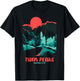 Twin Peaks Classic Tonal Color Pop Poster Graphic T-Shirt - T-Shirt | Black