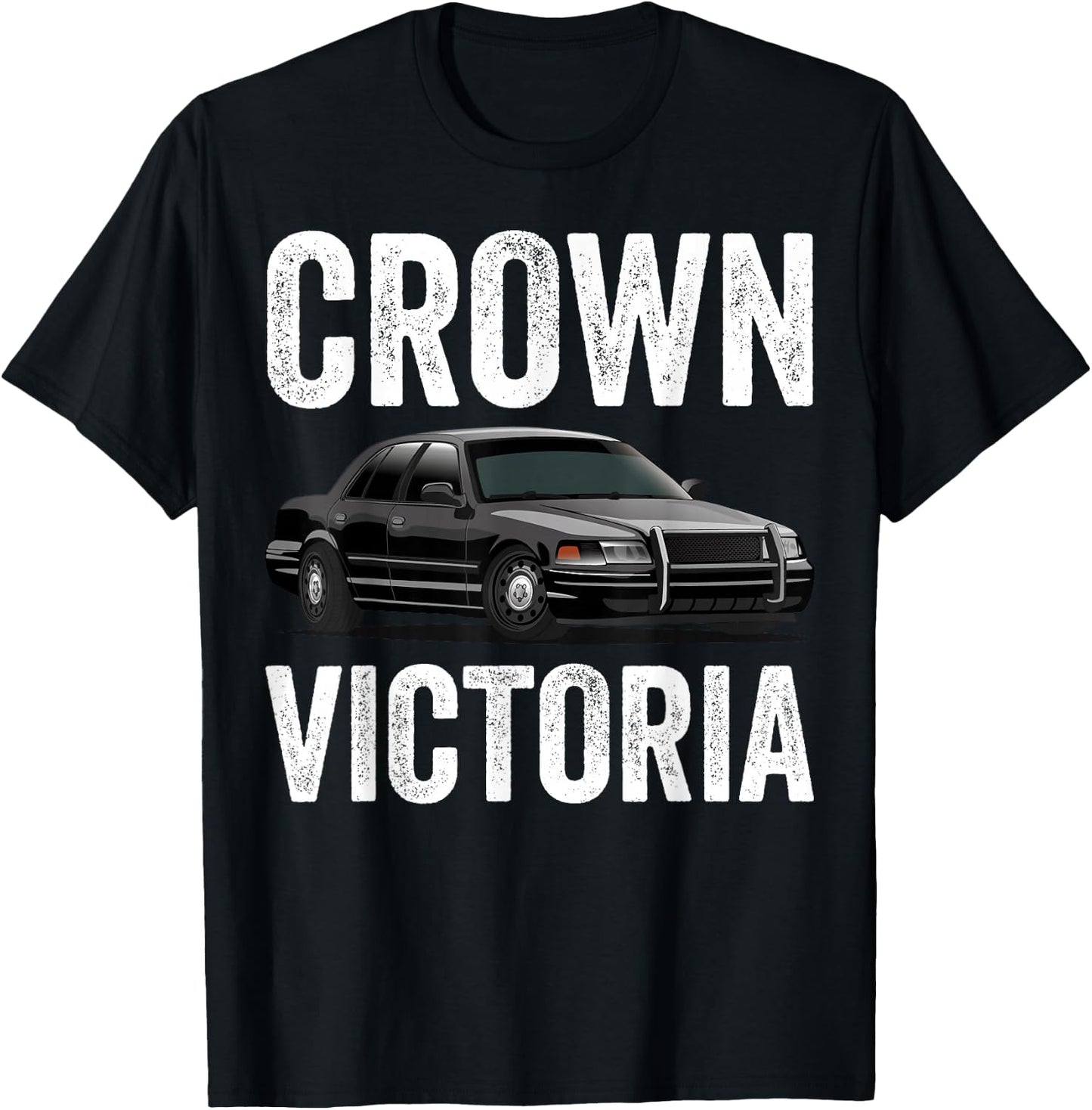 Crown Victoria P71 Cop Car T-Shirt - T-Shirt | Black