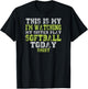 This Is My I'm Watching My Sister Play Softball Today Shirt T-Shirt - T-Shirt | Black