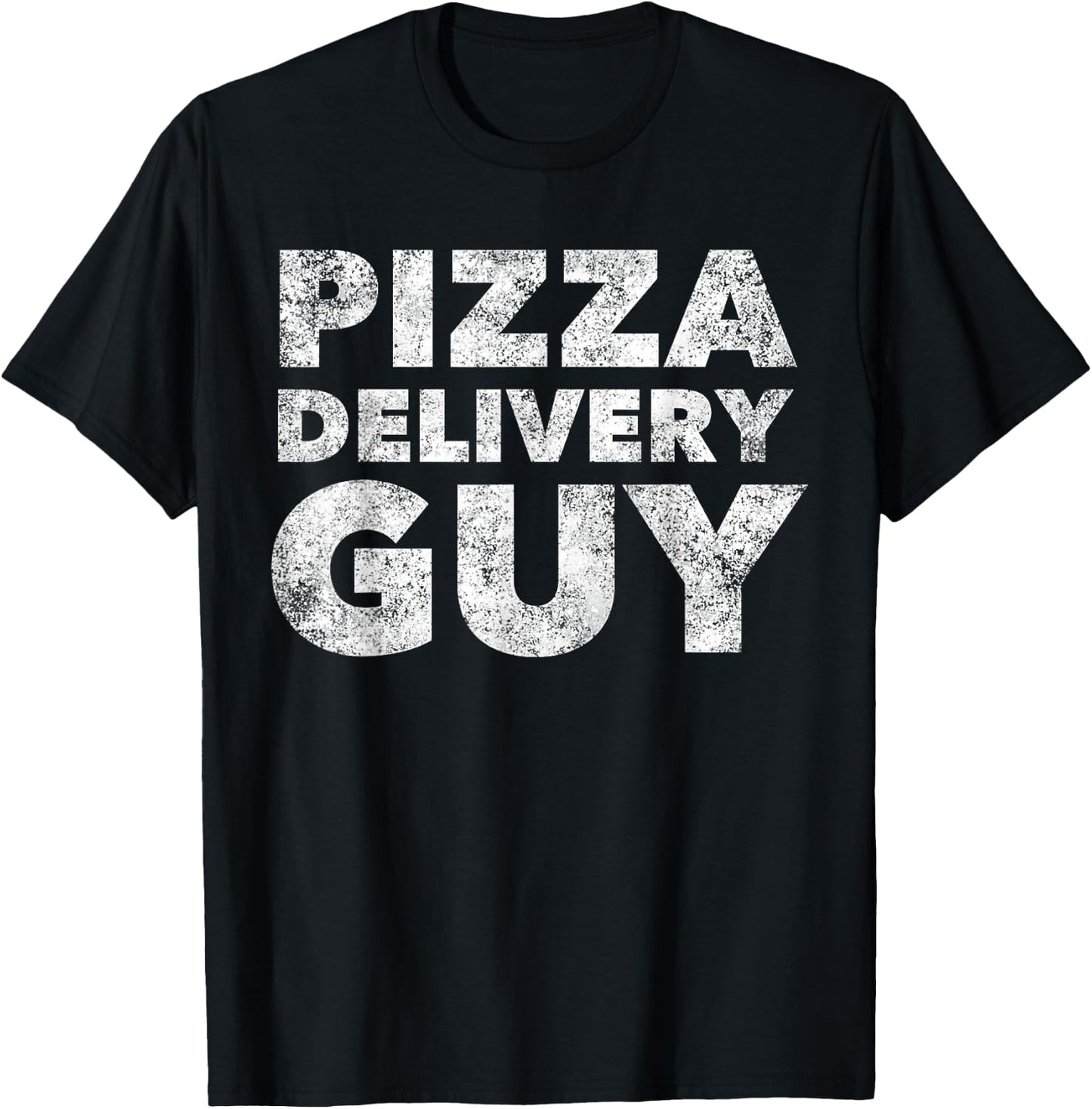 Pizza Delivery Guy Funny Costume Gift T-Shirt - T-Shirt | Black