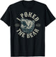 Funny Poked Bear Amputee Recovery Poke T-Shirt - T-Shirt | Black