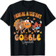 Medical Assistant Gobble Squad MA Thanksgiving Fall Nurse T-Shirt - T-Shirt | Black
