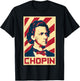 Frederic Chopin Retro Propaganda Classical Music Composer T-Shirt - T-Shirt | Black