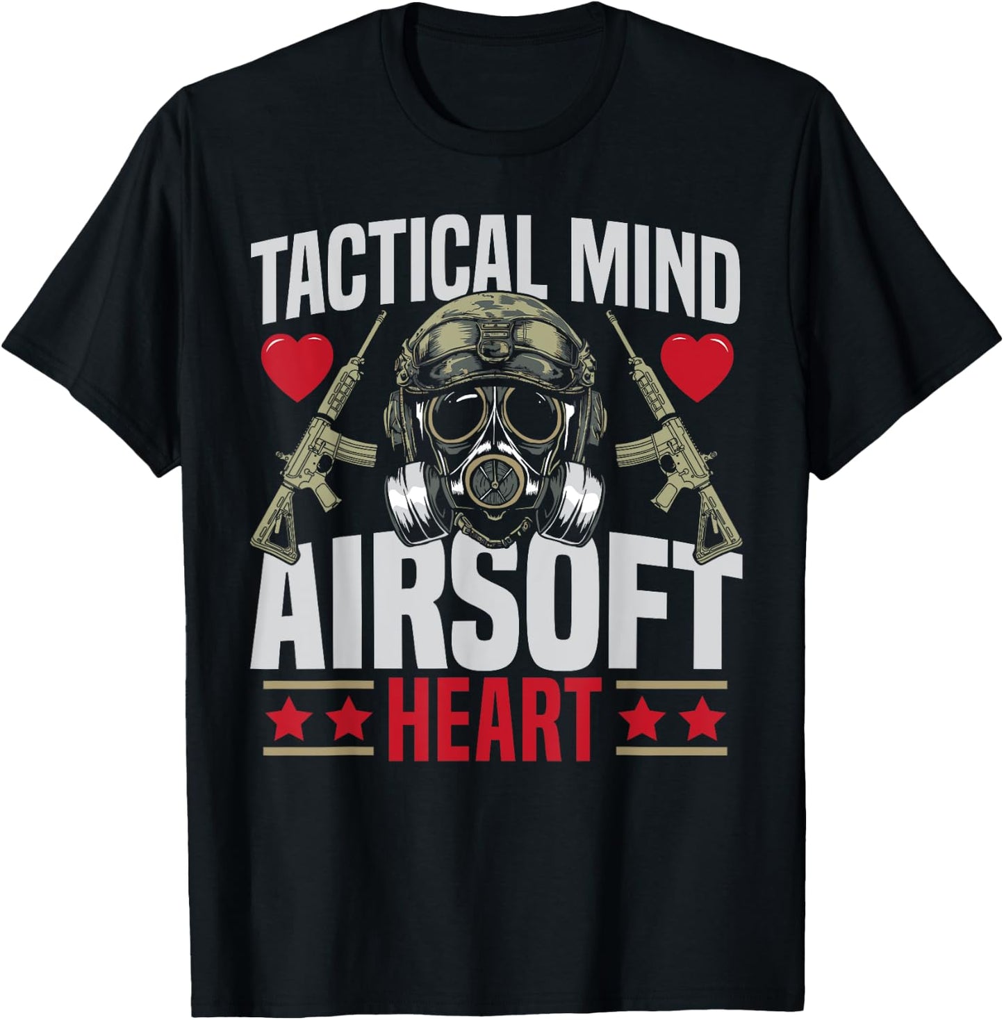 Airsoft Gear Team-Based Shooting Combat I Like Airsoft T-Shirt - T-Shirt | Black