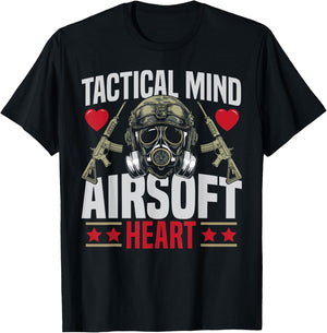 Airsoft Gear Team-Based Shooting Combat I Like Airsoft T-Shirt - T-Shirt | Black