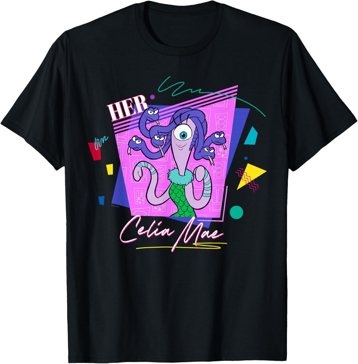 Disney and Pixar’s Monsters, Inc. Couples Matching Her Celia T-Shirt - T-Shirt | Black