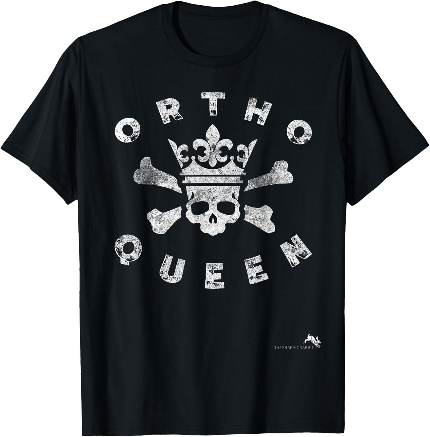 Ortho Queen - Nurse & Surgical Tech T-Shirt - T-Shirt | Black