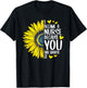 I Became A Nurse Because YOU Are Worth It Cute Nursing T-Shirt - T-Shirt | Black
