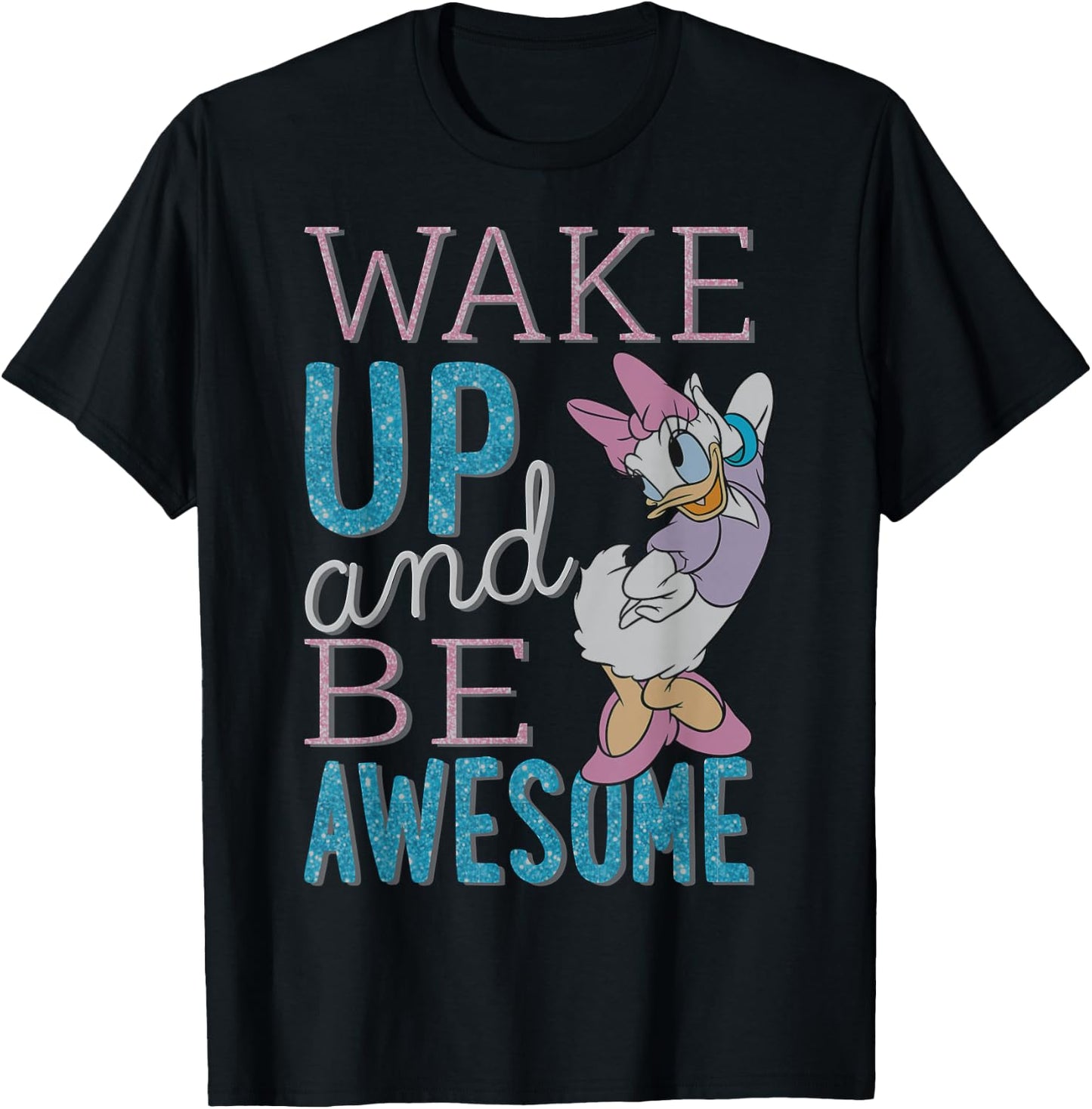 Disney - Daisy Duck Be Awesome T-Shirt - T-Shirt | Black