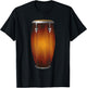 Conga drums Shirt T-Shirt - T-Shirt | Black