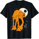 Star Wars AT-AT Moon Death Star Halloween Poster T-Shirt - T-Shirt | Black