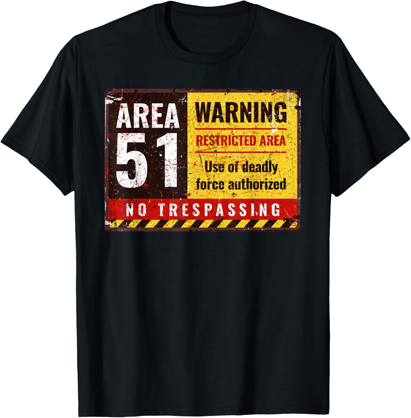 Storm Area 51 Vintage Funny Alien T-Shirt - T-Shirt | Black