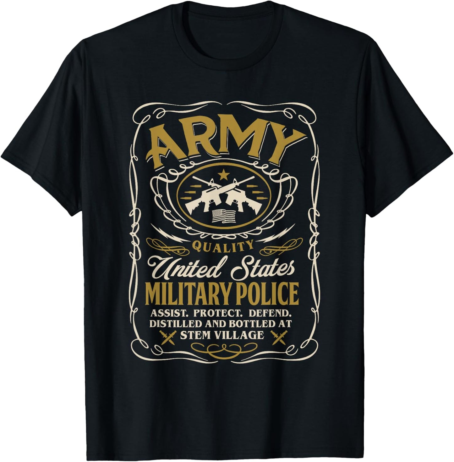 Army Military Police T-Shirt - T-Shirt | Black